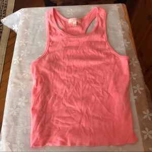 Cropped racerback tank